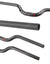 Litepro Carbon Fiber M-Bar for Folding Bikes - 25.4mm, 540/580mm, 124g, 3K Weave, Gloss/Matte Black (Riser Handlebar)