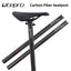 Litepro Carbon Fiber Seatpost for Folding Bikes - 31.8mm/33.9mm x 580mm, 310g/282g, Dual-Bolt Clamp, Gloss/Matte Black
