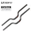Litepro Carbon Fiber M-Bar for Folding Bikes - 25.4mm, 540/580mm, 124g, 3K Weave, Gloss/Matte Black (Riser Handlebar)