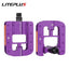 Liteplus Foldable Pedals - Universal 14mm Thread, Reflective, for Brompton/Dahon Folding Bikes