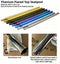 Litepro Titanium Seatpost for Brompton - 31.8mm x 250-800mm, GR9 Ti3Al2.5V, Flared End, 250g, Custom Length&Color