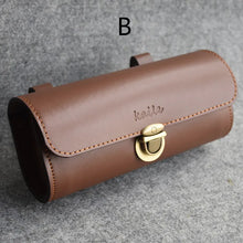 bicycle bag retro tail bag leather saddle cushion bag motorcycle electric bike rainproof handlebar bag for brompton bag