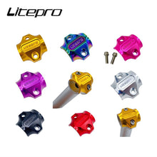 Litepro 25.4mm Head Tube Cap – Aluminum/Titanium, Dual-Bolt Design, 7 Color Options