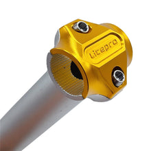 Litepro 25.4mm Head Tube Cap – Aluminum/Titanium, Dual-Bolt Design, 7 Color Options