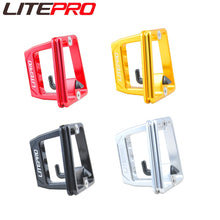 Litepro Folding Bicycle Split Pig Nose Pad For Brompton 3 Hole Front Carrier