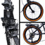 Litepro 16Inch External 9 Speed Trifold Folding Bicycle Straight M Handlebar Steel Frame