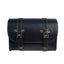 Litepro Black Retro Leather Handlebar Bag with Black Buckle,For Brompton/Dahon