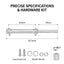 Litepro Bicycle Easy Wheel Extension Bar for Neo Folding Bike Aluminum Alloy Reinforced Telescopic Rod E-Wheel Extender Cycling Parts