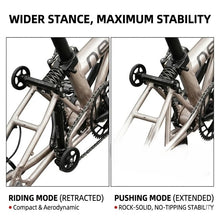 Litepro Bicycle Easy Wheel Extension Bar for Neo Folding Bike Aluminum Alloy Reinforced Telescopic Rod E-Wheel Extender Cycling Parts
