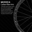 Litepro 700C Bicycle Carbon Fiber Wheelset Thru Axle Quick Release 6-bolt Disc Brake 35 38 42mm Road Bike Wheels