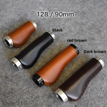 Litepro Bicycle ergonomics grips 90mm 128mm for brompton MTB leather grips