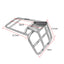 Titanium Alloy Pig-Nose Front Rack – Quick Release Front Cargo Rack for Brompton / Dahon Folding Bikes, 25kg Load, Only 241g, Rust-Proof Upgrade