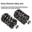 Litepro Folding bicycle damper for brompton pline tline cline 12speed java neo spring shock titanium bolt