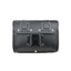 Litepro Black Retro Leather Handlebar Bag with Silver Buckle,for Brompton/Dahon