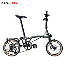 Litepro D9K 16-Inch 9-Speed Tri-Fold Bike – Hydraulic Disc Brakes, Chromoly Steel Frame, Shimano Gears, 12kg (Full Specs)
