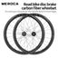 Litepro 700C Bicycle Carbon Fiber Wheelset Thru Axle Quick Release 6-bolt Disc Brake 35 38 42mm Road Bike Wheels