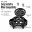CNC Aluminum Stem Top Cap Mount Double Bolt Bicycle Computer Holder for Garmin Bryton Wahoo Folding Bike Java Neo Spacer