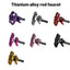 Litepro Folding Bicycle C-buckle Titanium Alloy Shaft Core For Brompton Bike Faucet Knob