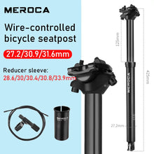 Litepro MTB Dropper Seatpost 27.2/30.9/31.6mm Telescopic Seat Post Wire Control Adjustable Bicycle Seat Tube Cycling Accessories
