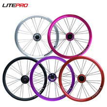 Litepro 16-Inch 349 Disc Brake Wheelset – Disc Brake, 11-Speed, 6 Bearings, 100/135mm