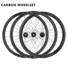 Litepro MEROCA RX300/RX400 700C Carbon Disc Brake Wheelset – Thru-Axle/QR, 35/38/42mm Depth, 8-12 Speed, T700+T800 Carbon (6-Bolt)