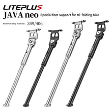 LITEPLUS for JAVA NEO Three-Fold Bicycle Kickstand Ultralight Parking Bracket for 16inch 349 / 20inch 406 Models
