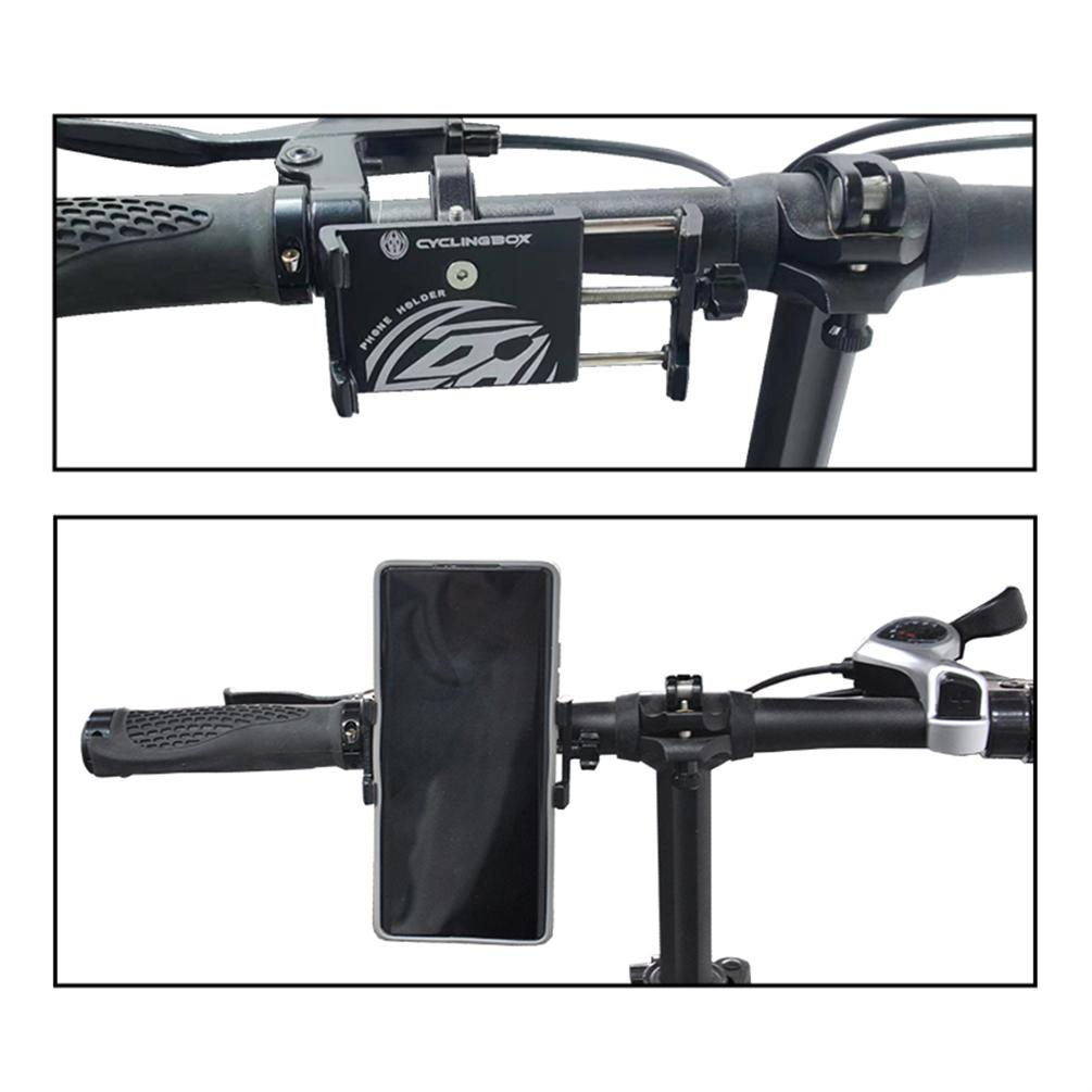 Litepro Folding Bicycle Mobile Phone Holder Non-Slip 360 Degree Rotation Adjustable Angle Electric Bike Cell Phone Gps Rack