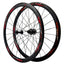 PASAK 700C 40MM C V Brake 5Claws Wheelset Road Bicycle Flat Spokes 11/12Speed HG QR Wheels Rims