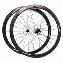 Litepro Road Bicycle 700C Wheelset 40MM V Brake Aluminum Alloy Wheels Front 20H Rear 24H 12Speed Straight Pull Rim 6 Claw 100 135