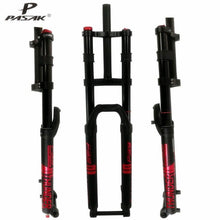 Litepro MTB Mountain Bike Fork 26/27.5/29inch Air Pressure Shoulder Suspension Damping Gas Fork Shoulder Control 15mm Thru-axis