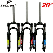Litepro Mountain Bike Suspension Front Fork 20 Inch Oil Pressure Disc Brake Forks Adjustable Lockable For Folding Bicycle BMX