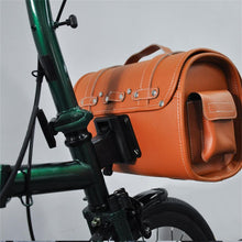 Litepro Retro Leather Front Head Bag 01 For Brompton