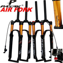Litepro MTB Mountain Bike Air Fork 26" 27.5" 29inch ER 1-1/8" Suspension Forks Gas Resilience Oil Damping Line Lock Disc Brake