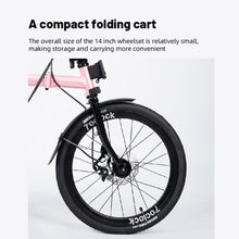 Litepro BOB3-14K 14Inch External 3Speed Tri-fold M Bar Folding Bicycle Chromium Molybdenum Steel Frame C Clip