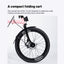 Litepro For Brompton Bike 14Inch External 3Speed Tri-fold M Bar Folding Bicycle Chromium Molybdenum Steel Frame C Clip