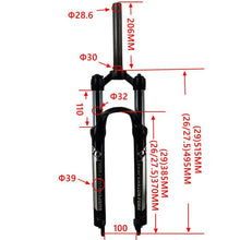 Litepro 26 27.5 29Inch Oil Spring Shock Absorber Front Fork Adjustable Hydraulic Lock MTB Bicycle Shoulder Remote Control Fork