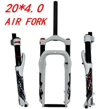 Litepro P35 Snow Bike Fork ATV Dirt Fat Bicycle Fork 20*4.0" Air Gas Locking Suspension Forks 135mm Disc Brake 1800g