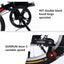 Litepro-Litepro 14 16Inch Carbon Steel Frame Folding Bicycle Single Variable Speed Disc Portable Bike