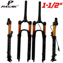 Litepro MTB Mountain Bike Air Fork 27.5 29inch 1-1/2"39.8 Suspension Forks Spinal Canal Shock Absorber Oil Damping Disc Brake