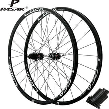 PASAK HB09/PA24 Quick Release Wheelset - 26/27.5/29"/700C, Disc Brake, Micro Spline 12-Speed, Straight-Pull Spokes (Includes QR Skewers)