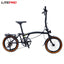 Customized Litepro 16Inch External 9 Speed Tri-fold Folding Bicycle Straight M Handlebar Steel Frame