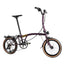 Customized Litepro 16Inch External 9 Speed Tri-fold Folding Bicycle Straight M Handlebar Steel Frame