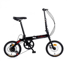 Litepro 14 16Inch Carbon Steel Frame Folding Bicycle Single Variable Speed Disc Portable Bike