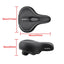 Litepro Shock Absorption Leather Saddle Folding Bicycle Waterproof Soft Large Area Cushion For MTB Road Bike