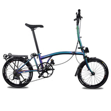 DIY Customized Litepro R9 16Inch External 9 Speed Trifold Folding Bicycle Straight M Handlebar Steel Frame