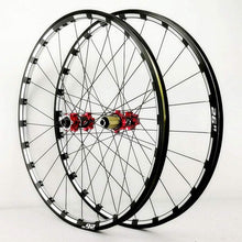 Litepro MTB Mountain Bike Wheelset 26 27.5Inch Milling Trilateral CNC Rim Straight Pull Disc Brake QR/Thru-axis 24H Bicycle Wheels