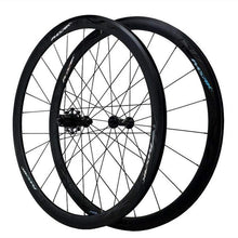 Litepro Road Bicycle 700C Wheelset 40MM V Brake Aluminum Alloy Wheels Front 20H Rear 24H 12Speed Straight Pull Rim 6 Claw 100 135
