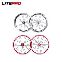 Litepro 16Inch 349 V Brake Wheelset Folding Bicycle 74x130MM 11S