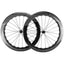 700C Carbon Fibre Prin Ceton Wheelset UD Glossy U Shape 65mm Depth Disc Brake Clincher Road Bicycle Wheels