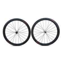 Litepro RS 700C Carbon Fibre Wheelset Disc Brake Thru Axle 12x100 12x142mm 4 Bearing Colorful Hub Straight Pull Spokes 50mm Wheels Rim